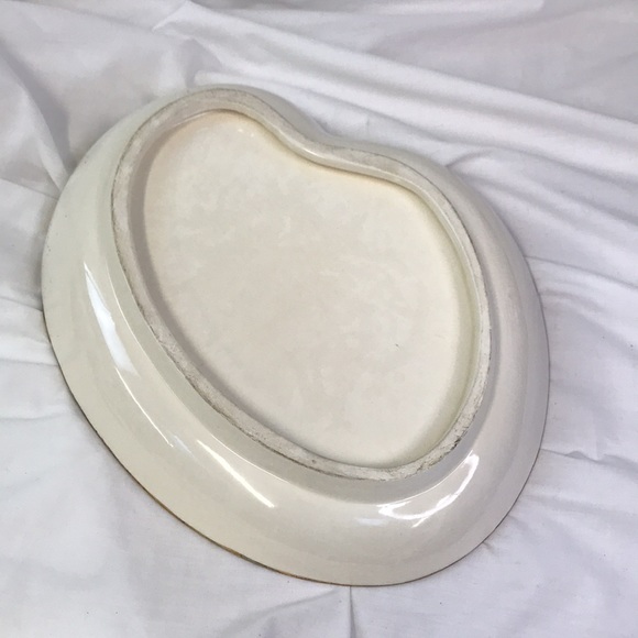 Vintage Retro Kidney Shaped Gold Rimmed & Glitter Platter - Picture 4 of 11